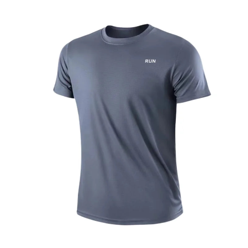 Men's Quick Dry Short Sleeve Gym T-Shirt | Moisture-Wicking Training Top