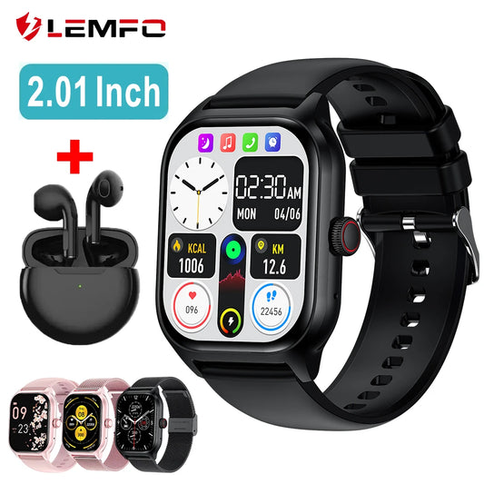 Smart Watch 2025 – Bluetooth Calling, Fitness Tracker & Music Control for Android & iOS