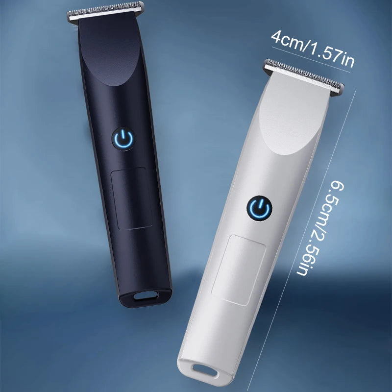 Small Hair Clipper for Home Use – USB Rechargeable, Portable with Replaceable Nozzle