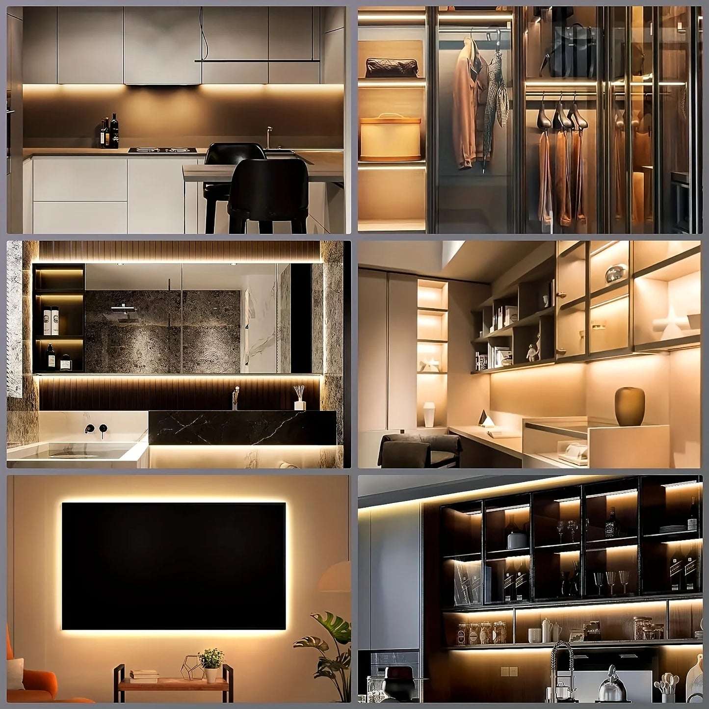 LED Strip Light with Motion Sensor – USB Powered Dimmable Lighting