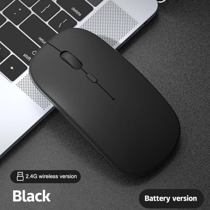 Portable Wireless Mouse Bluetooth 2.4GHz Dual Mode | Silent Ergonomic Mouse for Laptop, PC & MacBook