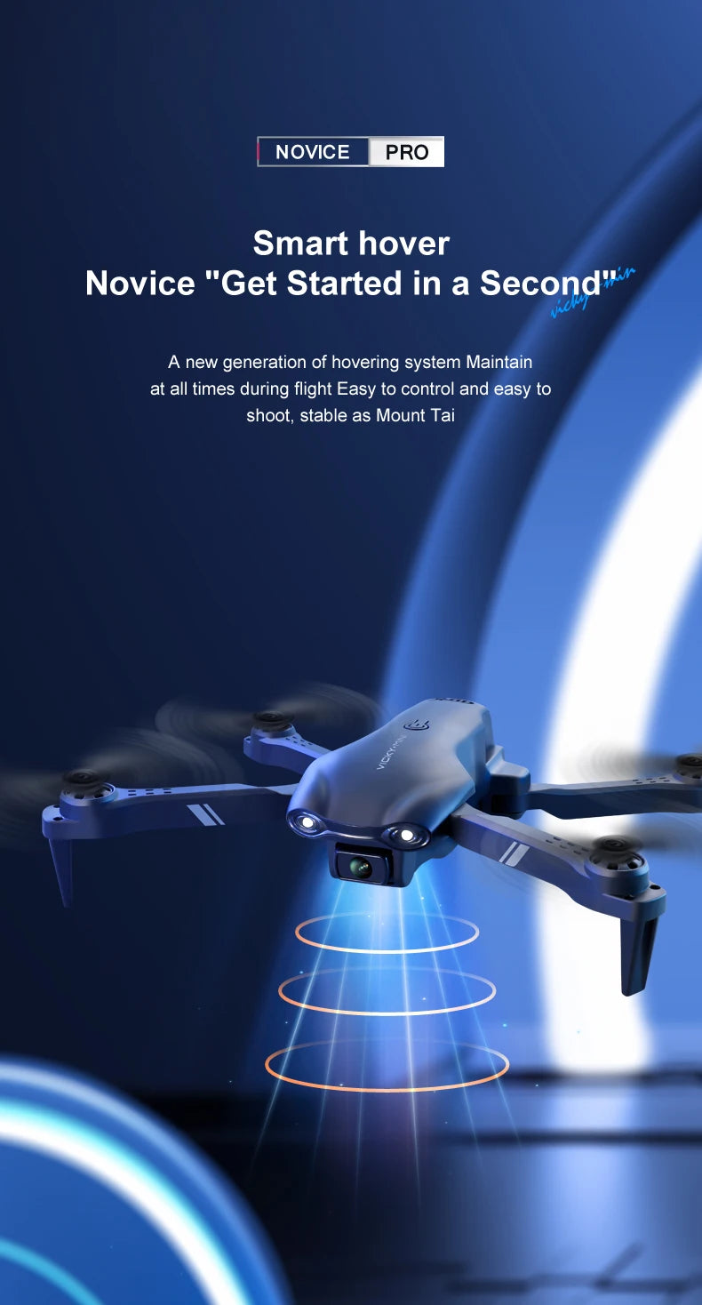 NEW V13 Mini Drone 4K HD Dual Camera – Foldable RC Quadcopter with 1080P WiFi FPV | Professional Drone Toy Gift