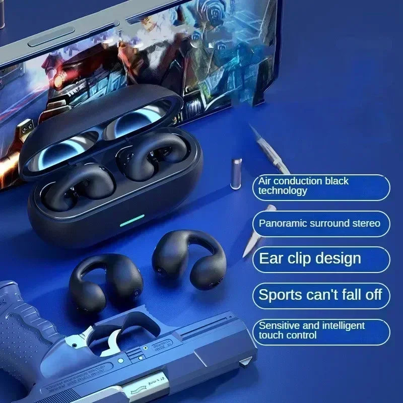 Wireless Bluetooth 5.3 Headphones – Sports Earphones HiFi Waterproof TWS Headset