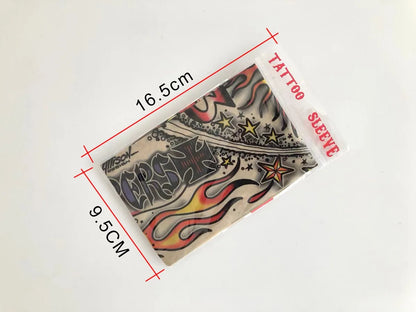 6 PCS Tattoo Sleeves for Men & Women – Elastic Arm Covers for Outdoor, Sports & Party Style