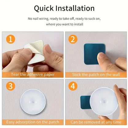 Motion-Activated Night Light – Wireless LED Lamp for Home & Hallways