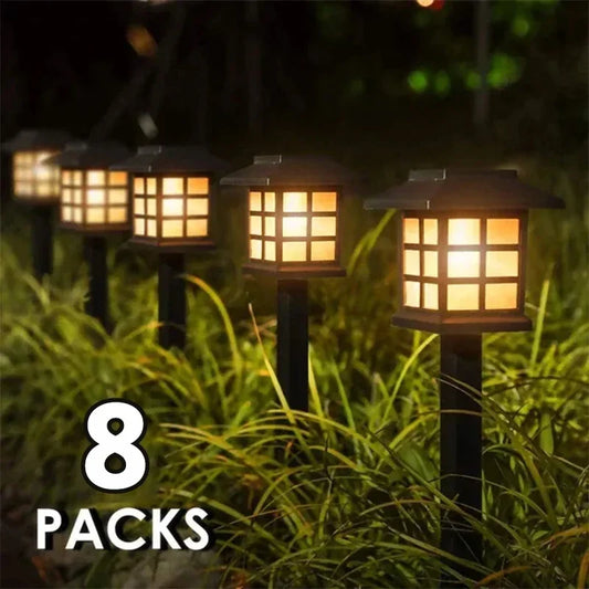 Solar LED Pathway Lights – Waterproof Outdoor Garden, Yard & Driveway Landscape Lamps