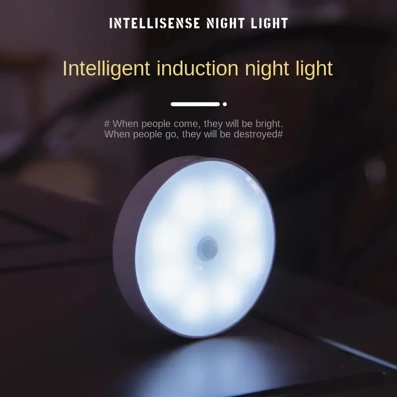 Motion-Activated Night Light – Wireless LED Lamp for Home & Hallways