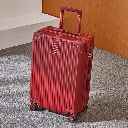 100% Aluminum Magnesium Alloy Travel Luggage – Trolley Carry-On & Checked Luggage 20", 22", 24", 26", 28" with Cup Holder