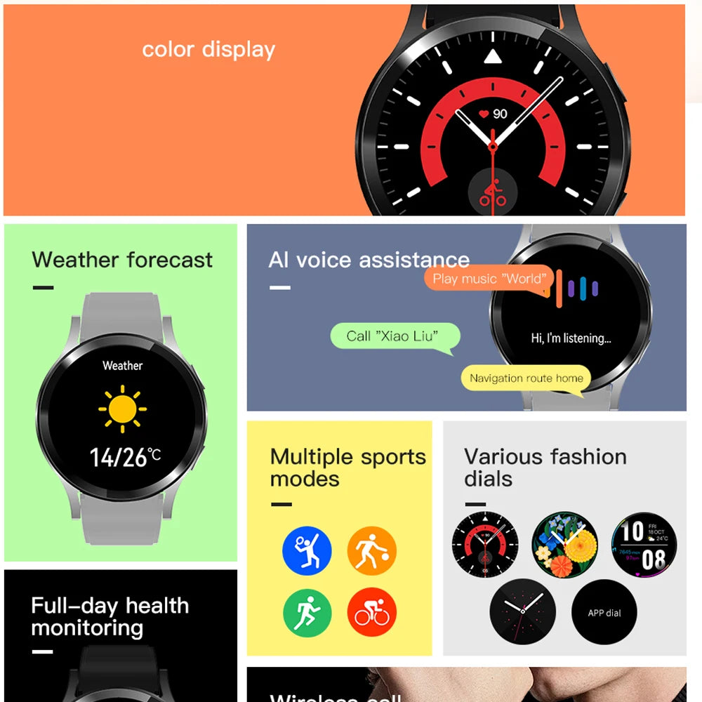 Smart Watches Pro 1.32” – Custom Dials, Health Monitor & Sports Smartwatch for Men & Women