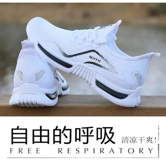 Men’s Slip-On Fashion Sneakers – Breathable Sport Running Shoes for Training, Gym & Walking