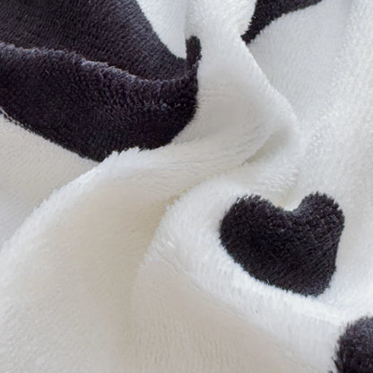 Milk Velvet Thickened Fitted Sheet – Soft Warm Winter Bedding Cow Print Dustproof Mattress Protector for Bedroom & Guest Room