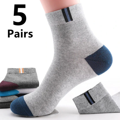 Men’s Socks – Sweat-Absorbing, Deodorant, Winter Business & Sports Stockings