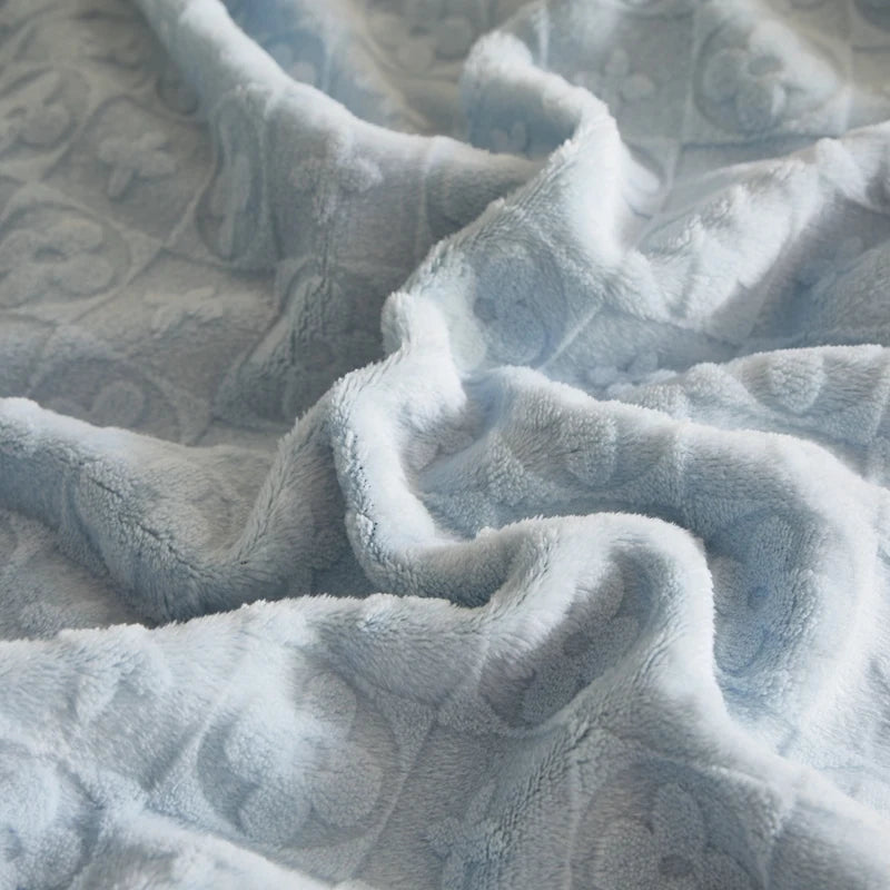 Warm Milk Velvet Bed Sheet | Thick Comfort Mattress Cover | Single, Queen & King | Elastic Band Fitted Protector