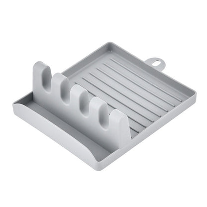 Kitchen Spoon Holder & Spatula Rack Organizer | Non-Slip Chopsticks Holder for Neat & Tidy Cooking Space