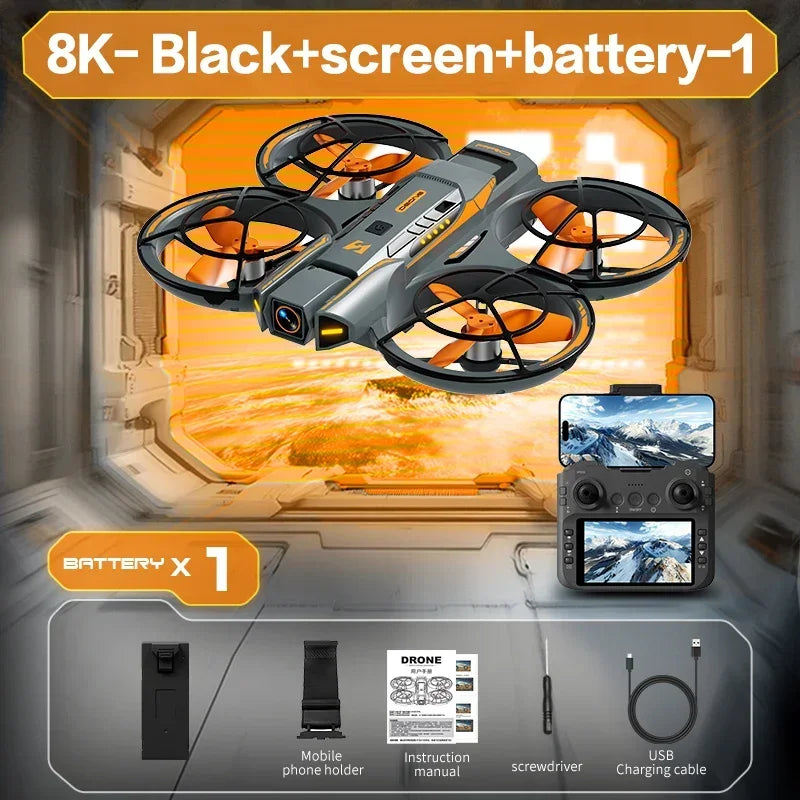 Xiaomi A21 Pro Mini Drone – 4K/8K HD Camera Quadcopter with Screen, Brushless Motor & Obstacle Avoidance