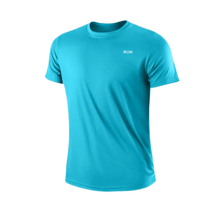 Men's Quick Dry Short Sleeve Gym T-Shirt | Moisture-Wicking Training Top