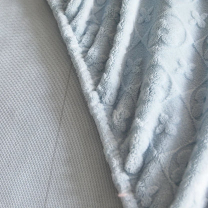 Warm Milk Velvet Bed Sheet | Thick Comfort Mattress Cover | Single, Queen & King | Elastic Band Fitted Protector