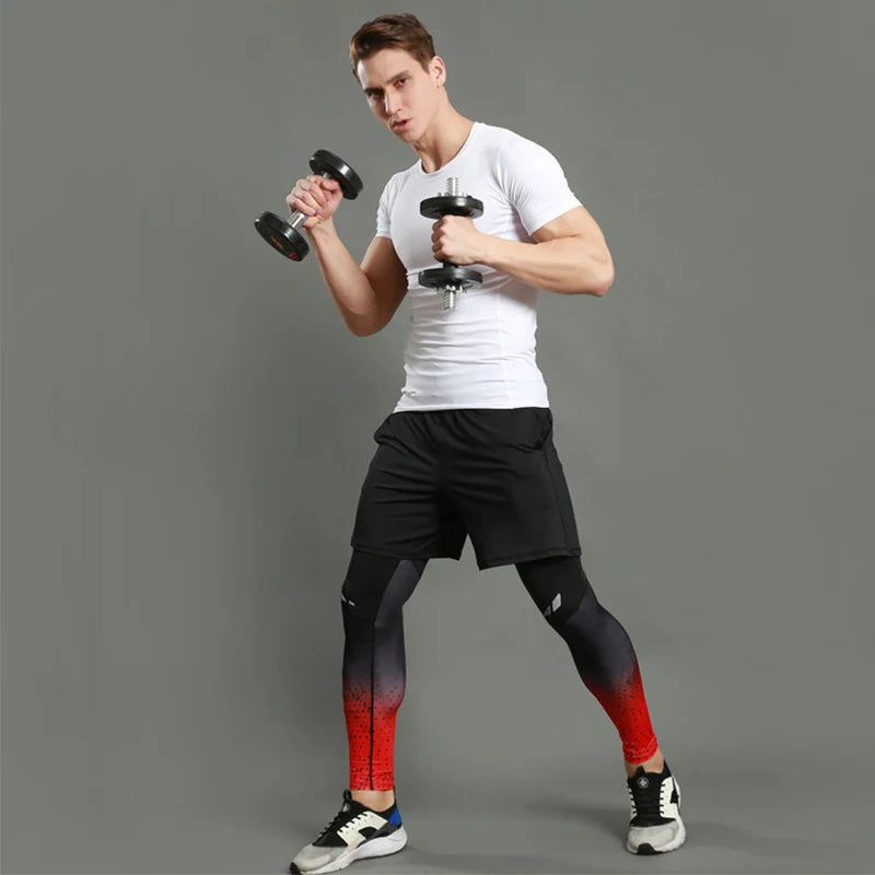 Men’s Compression Pants – Quick Dry Running Tights & Gym Leggings