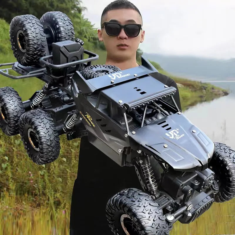 Six-Wheel Drive RC Car – Cross-Country Climbing Spray Racing Car for Kids & Adults