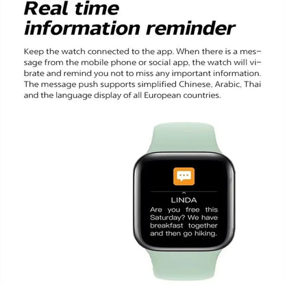 Smartwatch with Bluetooth Call, Health Tracking & 1.73" Display – For Android & iOS