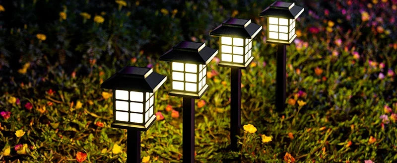 Solar LED Pathway Lights – Waterproof Outdoor Garden, Yard & Driveway Landscape Lamps