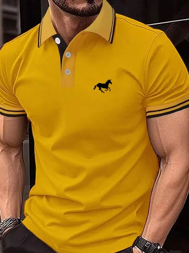 Men’s Classic Polo Shirt – Short Sleeve Summer Casual T-Shirt S-3XL