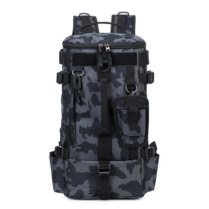 Tactical Fishing Backpack – Multifunctional Tackle Bag with Rod Holders & Outdoor Storage for Camping, Hiking & Fishing