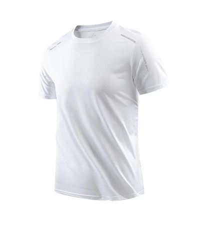 CHRLCK Men’s Quick-Dry Running T-Shirt – Breathable Outdoor Sports Short Sleeve Tee for Summer