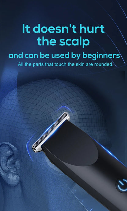 Small Hair Clipper for Home Use – USB Rechargeable, Portable with Replaceable Nozzle