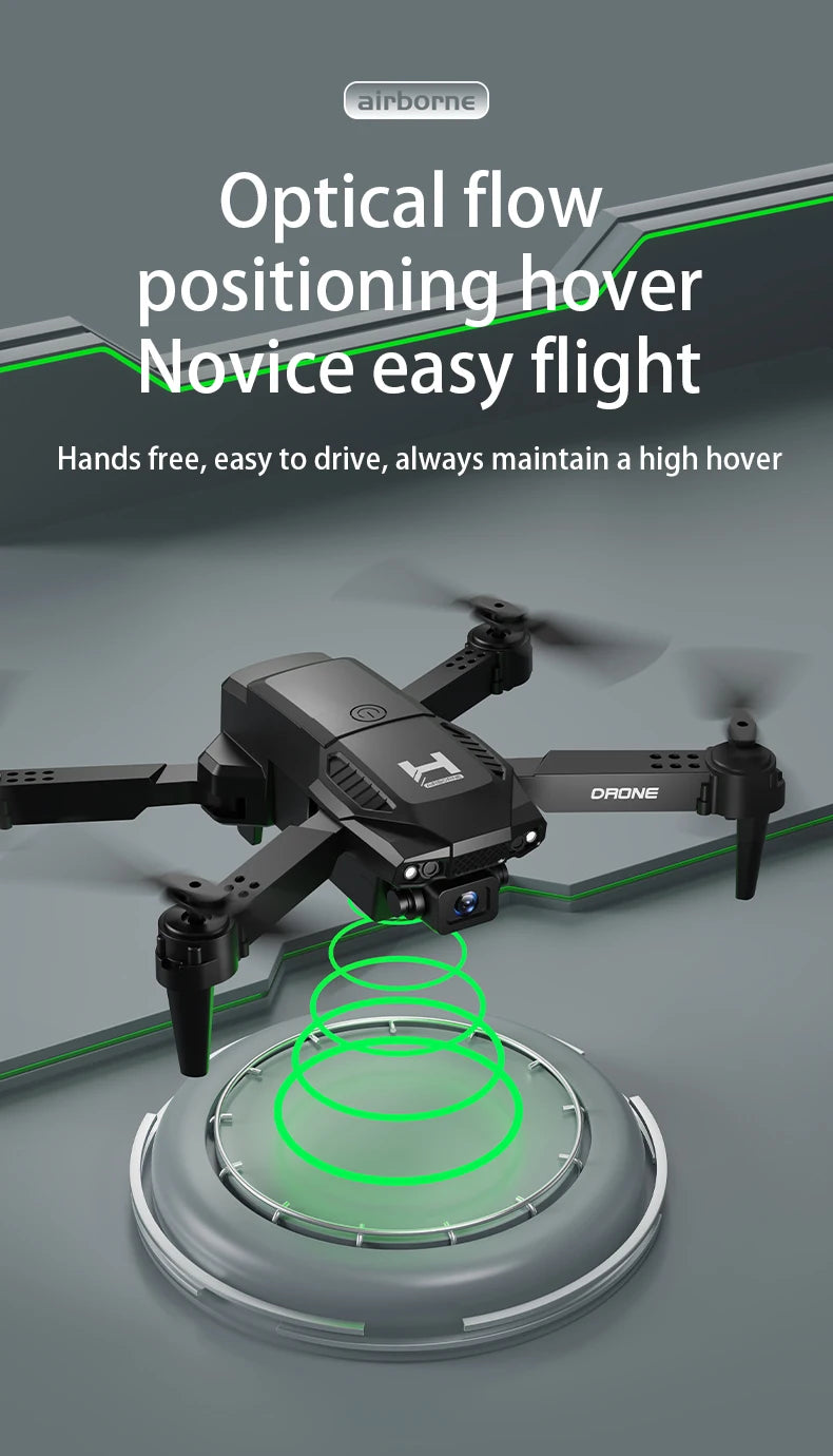 H4 Remote Control Drone 4K HD Dual Camera – WiFi FPV Foldable Quadcopter with One-Key Return | Kids Gift Toy