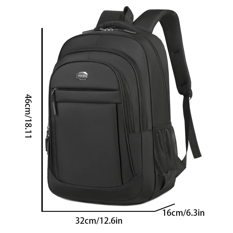 Unisex Large Capacity Backpack – Travel, Office, School & Commuting Bag for Men and Women