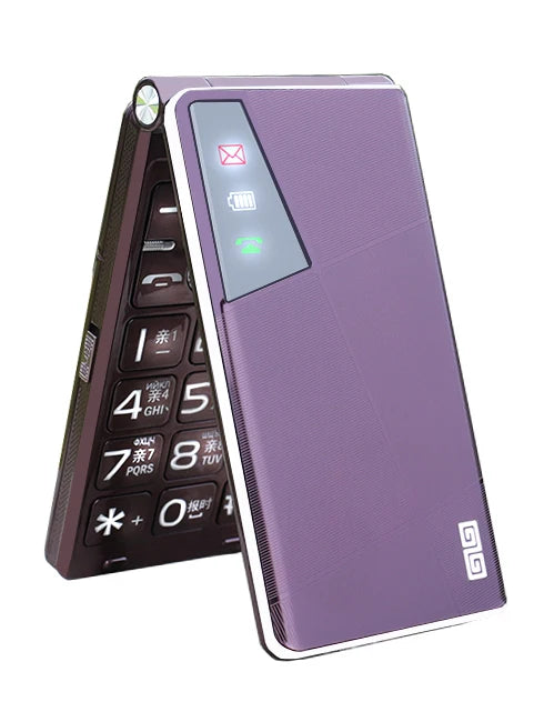 Flip Mobile Phone – Unlocked Clamshell Cellphone with MP3, Wireless FM, Torch & 4050mAh Long Battery