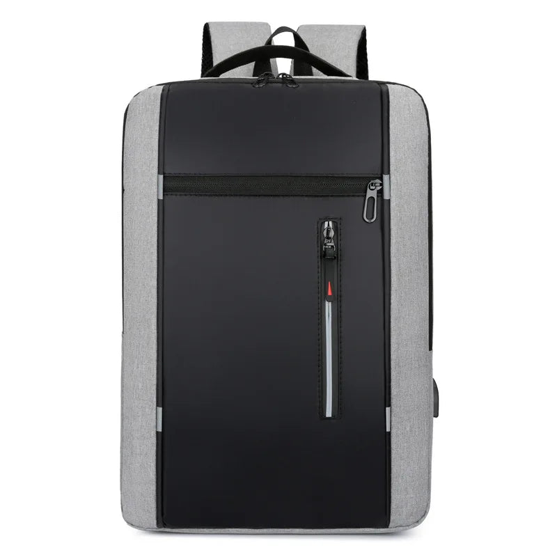 Waterproof Business Backpack for Men – USB Charging 15.6” Laptop Bag, Large Capacity School & Travel Backpack