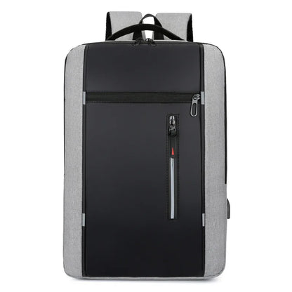 Waterproof Business Backpack for Men – USB Charging 15.6” Laptop Bag, Large Capacity School & Travel Backpack