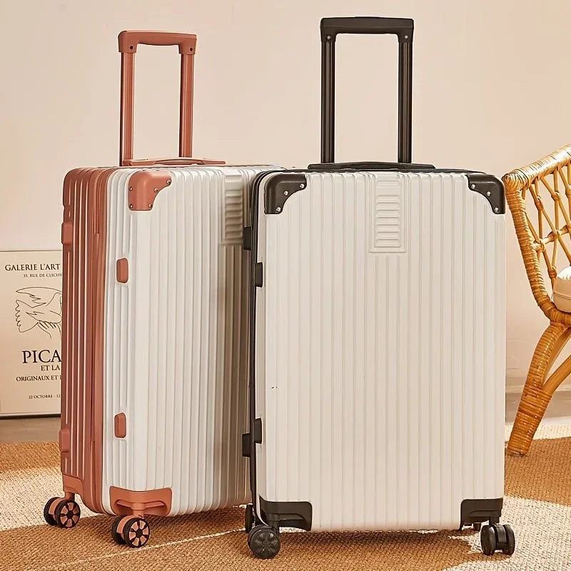 100% Aluminum Magnesium Alloy Travel Luggage – Trolley Carry-On & Checked Luggage 20", 22", 24", 26", 28" with Cup Holder