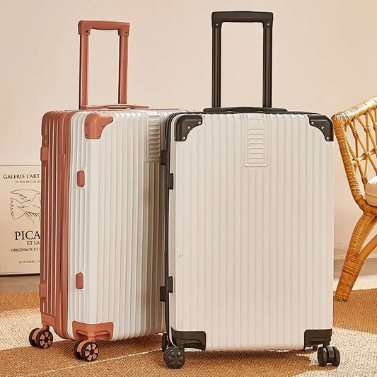 100% Aluminum Magnesium Alloy Travel Luggage – Trolley Carry-On & Checked Luggage 20", 22", 24", 26", 28" with Cup Holder