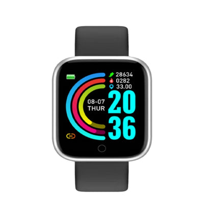 Smart Watch 2025 – Bluetooth Sports Fitness Tracker with Music Control, Sleep & Step Monitor for Men & Women