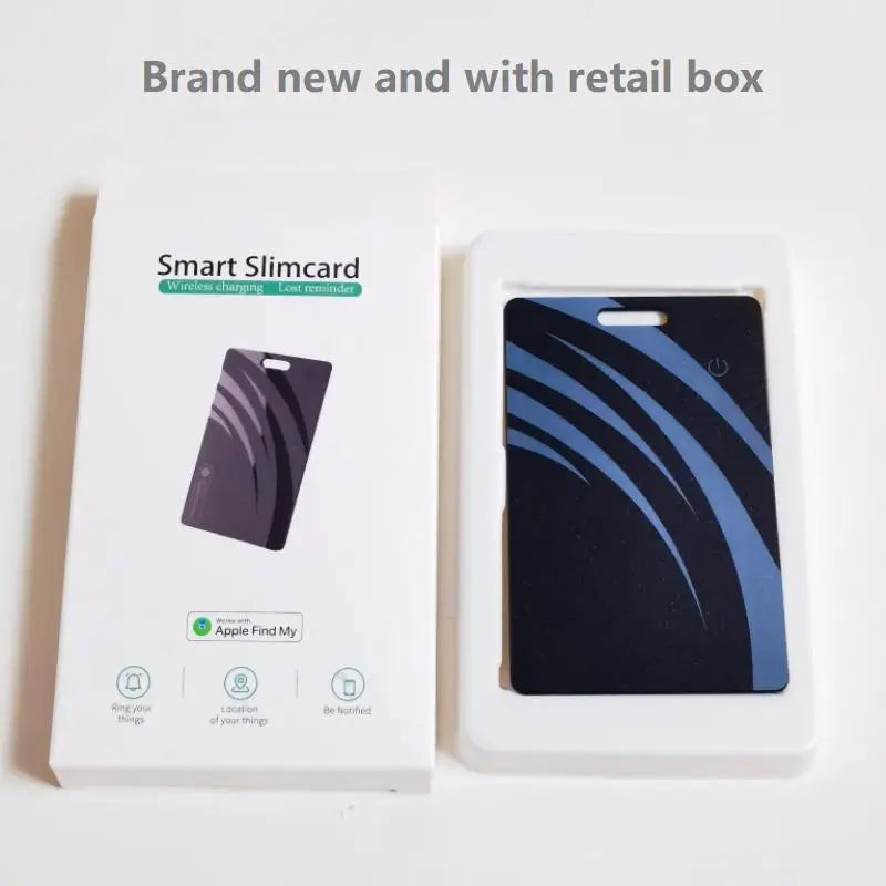 Wireless Charging GPS Tracker | Ultra-Slim Anti-Loss Device Compatible with Apple Find My & AirTag