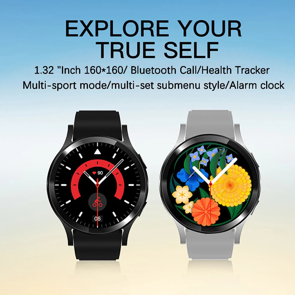 Smart Watches Pro 1.32” – Custom Dials, Health Monitor & Sports Smartwatch for Men & Women