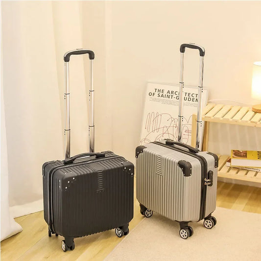 Travel Boarding Suitcase – Japanese-Style Retro Lightweight Trolley Case with Password Lock, Student Carry-On Luggage