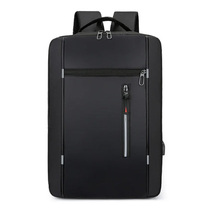 Waterproof Business Backpack for Men – USB Charging 15.6” Laptop Bag, Large Capacity School & Travel Backpack