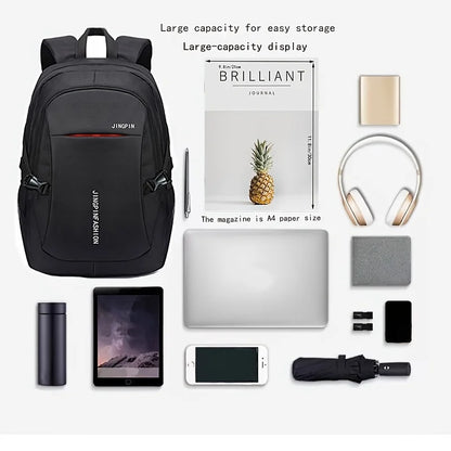 Men’s Oxford Backpack – Waterproof Business Laptop Bag, Casual Travel Rucksack & Student Schoolbag