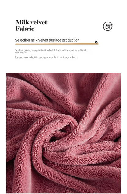 Winter Warm Solid Flannel Fitted Sheet | Elastic Band Mattress Protector | King Size 180x200cm | Milk Velvet Bed Sheet