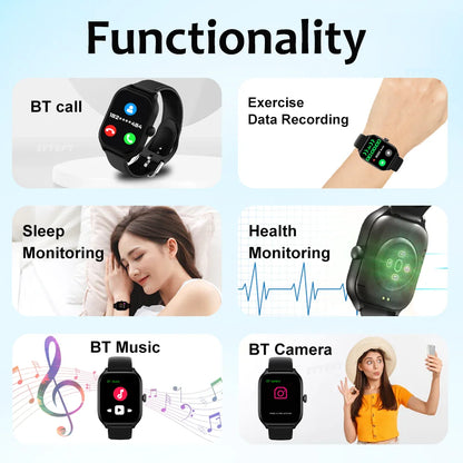 H9 Pro MAX Smart Watch – 2.01" HD Display, Bluetooth Calling & Fitness Tracker for Men & Women