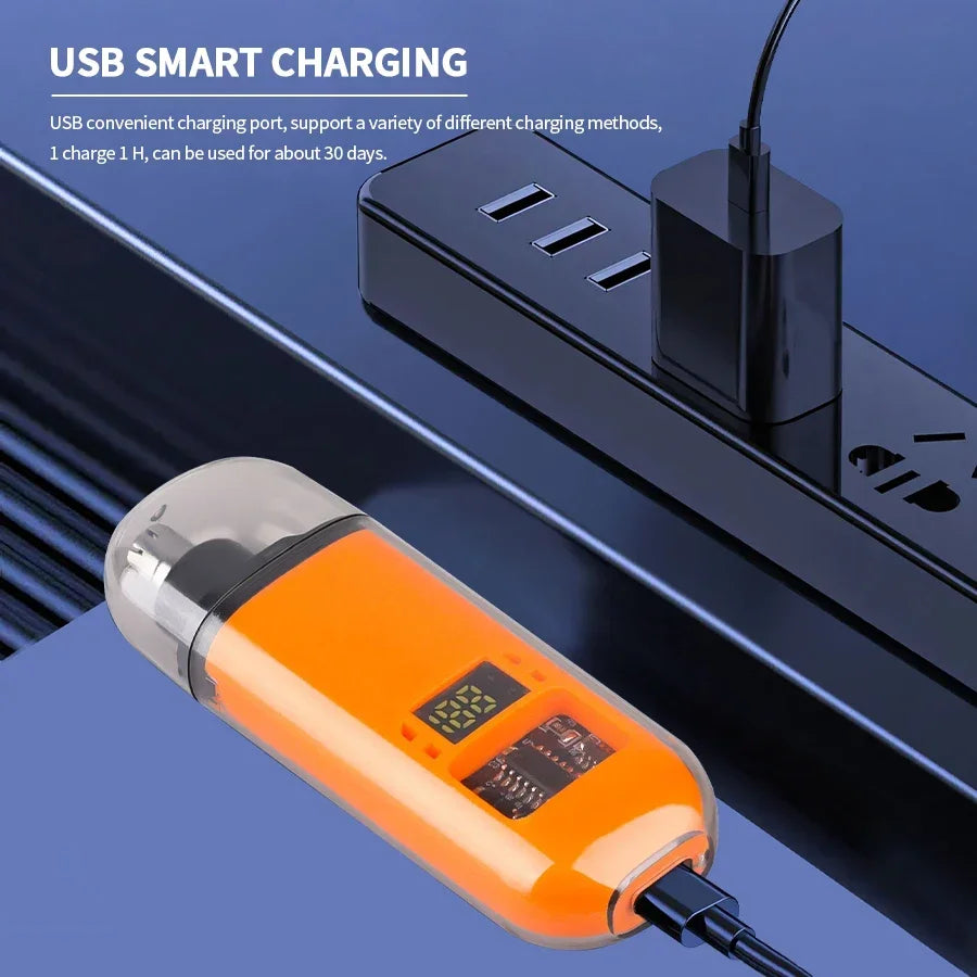 Electric Ear & Nose Hair Trimmer – Portable Painless Groomer for Men