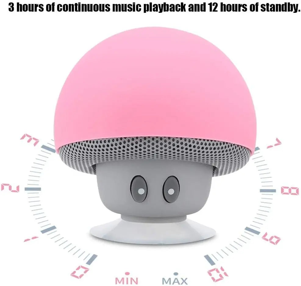 High-Quality Wireless Bluetooth Speaker – Portable Subwoofer with Suction Cup for Outdoor Use