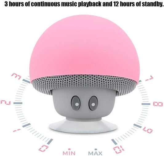 High-Quality Wireless Bluetooth Speaker – Portable Subwoofer with Suction Cup for Outdoor Use
