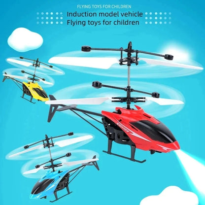 Mini Rechargeable RC Drone for Kids – Fall-Resistant Safe Remote Control Helicopter Toy (No Remote Battery)