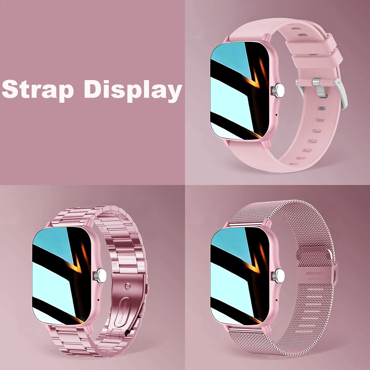 Waterproof Smart Watch – Bluetooth Call, Message Alerts & Fitness Tracker for Android & iPhone