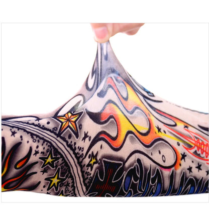 6 PCS Tattoo Sleeves for Men & Women – Elastic Arm Covers for Outdoor, Sports & Party Style